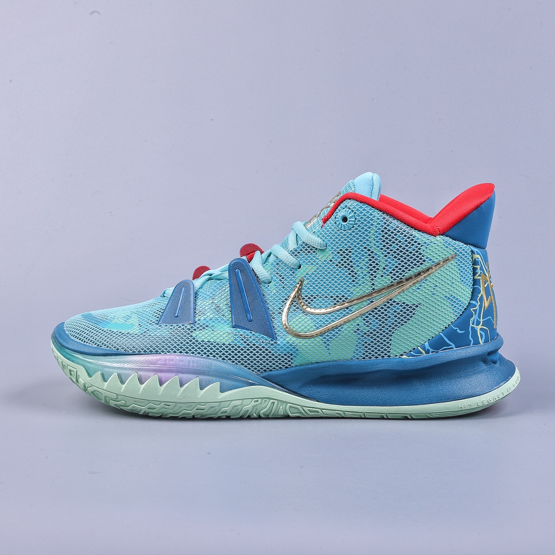 280 Nike Kyrie 7 EP”蓝绿” 欧文7代 总决赛 独家纯原 DC0589-400