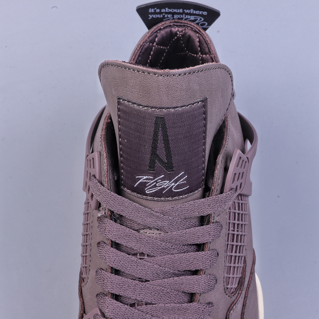 320 H版Air Jordan AJ4 Retro SP”Violet Ore” AMM联名酒红DV6773-220