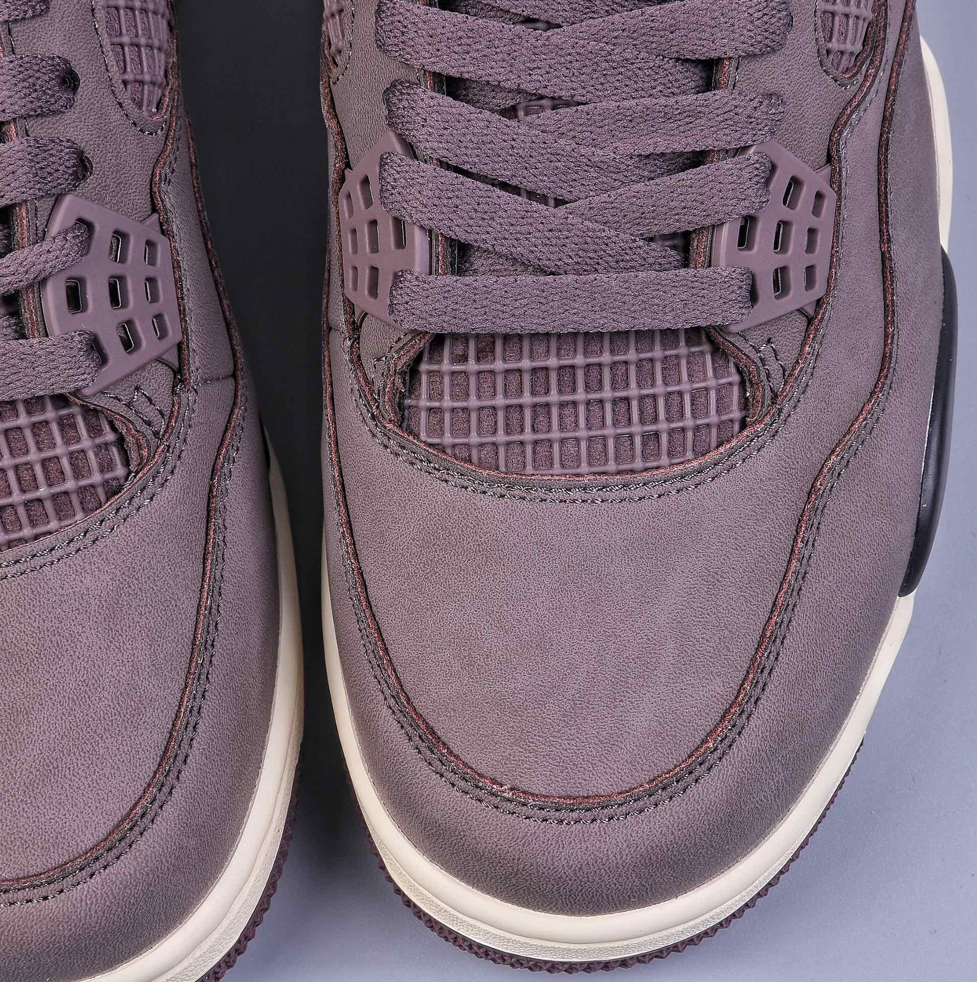 320 H版Air Jordan AJ4 Retro SP”Violet Ore” AMM联名酒红DV6773-220