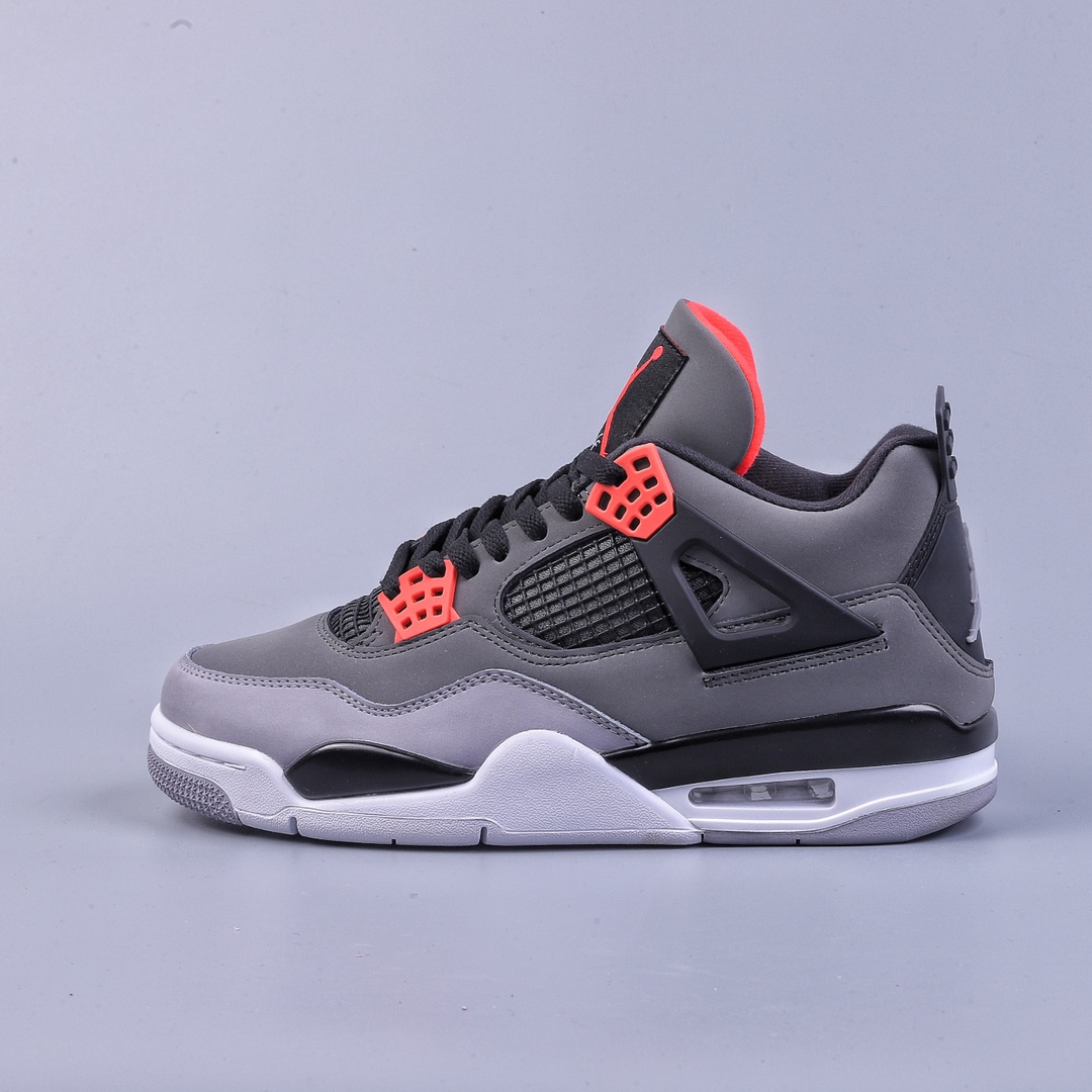 320 H版Air Jordan 4 “Infrared” 红外线黑灰  DH6927-061
