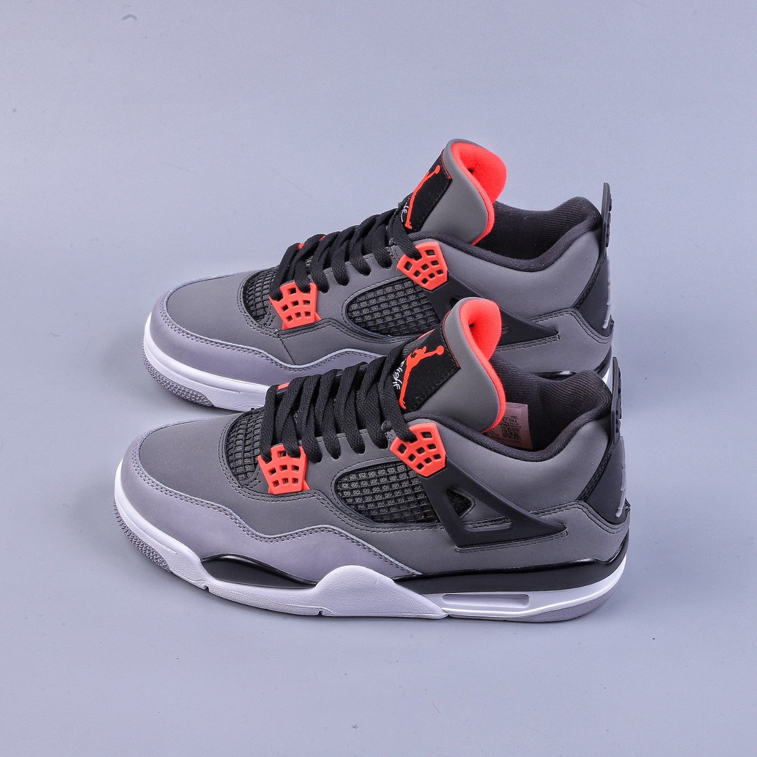 320 H版Air Jordan 4 “Infrared” 红外线黑灰  DH6927-061