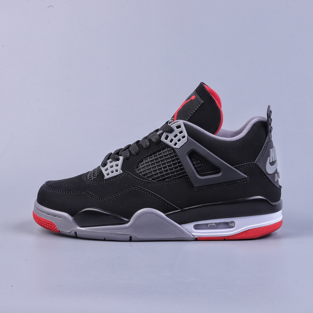 320 H版Air Jordan 4 Retro “Bred” 新黑红复刻版 308497-060