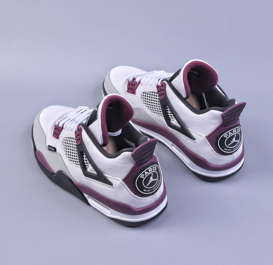 320 H版Air Jordan 4 Retro PSG 白紫大巴黎 AJ4 乔丹4代 aj4 乔4 CZ5624-100