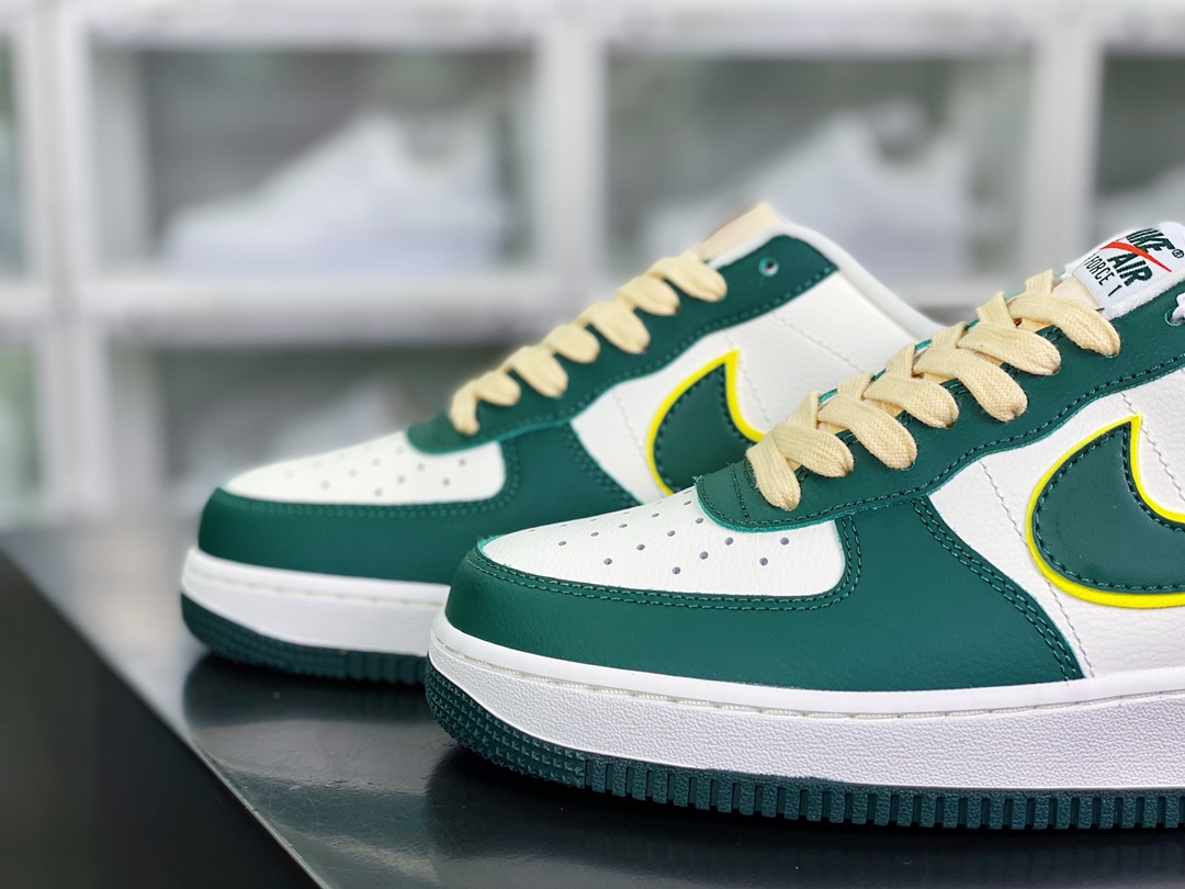 200 Air Force 1'07 LV8 Low”Noble Green”空军一号系列低帮百板鞋“皮革贵族绿白亮绿”FD0341-133