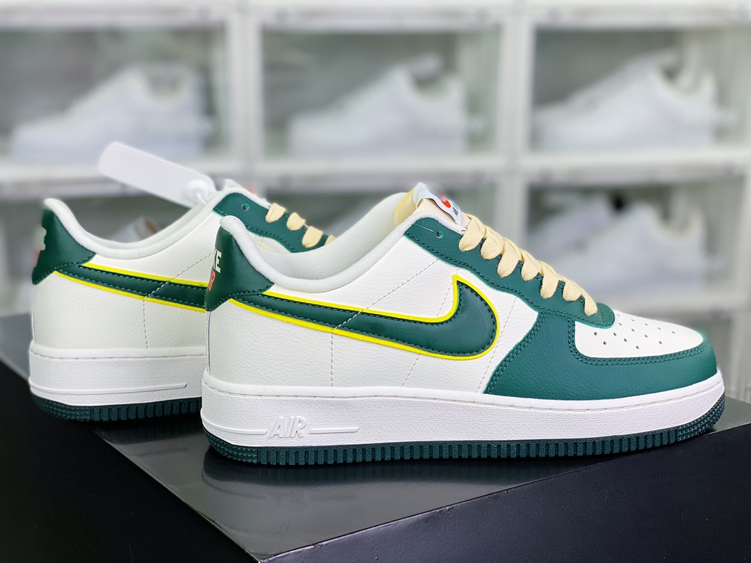 200 Air Force 1'07 LV8 Low”Noble Green”空军一号系列低帮百板鞋“皮革贵族绿白亮绿”FD0341-133