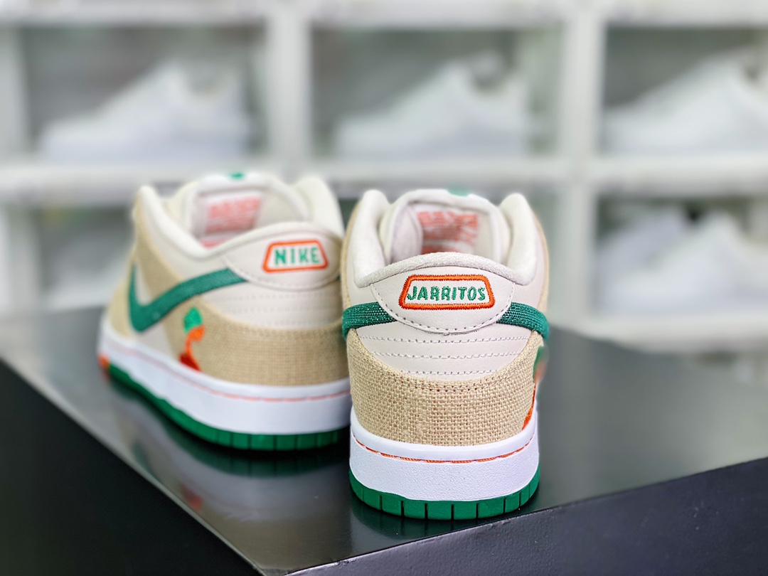 350 Jarritos x 【Nike】 SB Dunk Low Pro”Phantom/Orange/Malachite”扣篮板鞋FD0860-001
