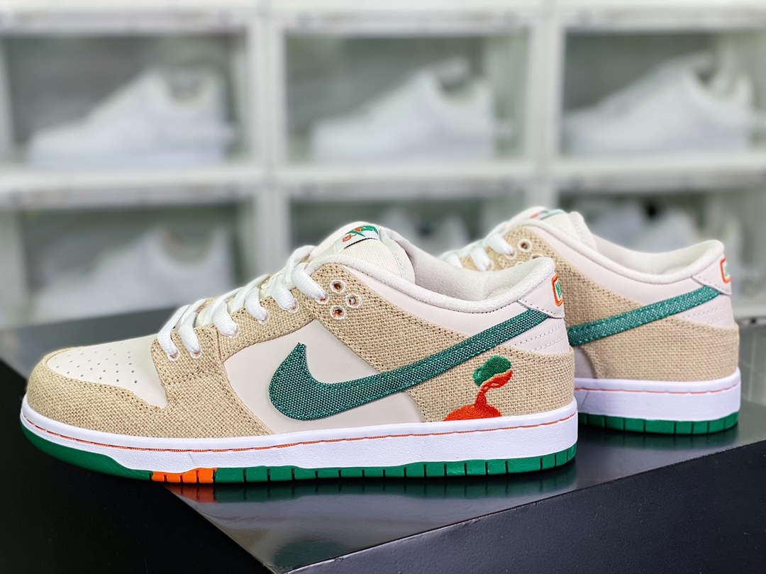 350 Jarritos x 【Nike】 SB Dunk Low Pro”Phantom/Orange/Malachite”扣篮板鞋FD0860-001