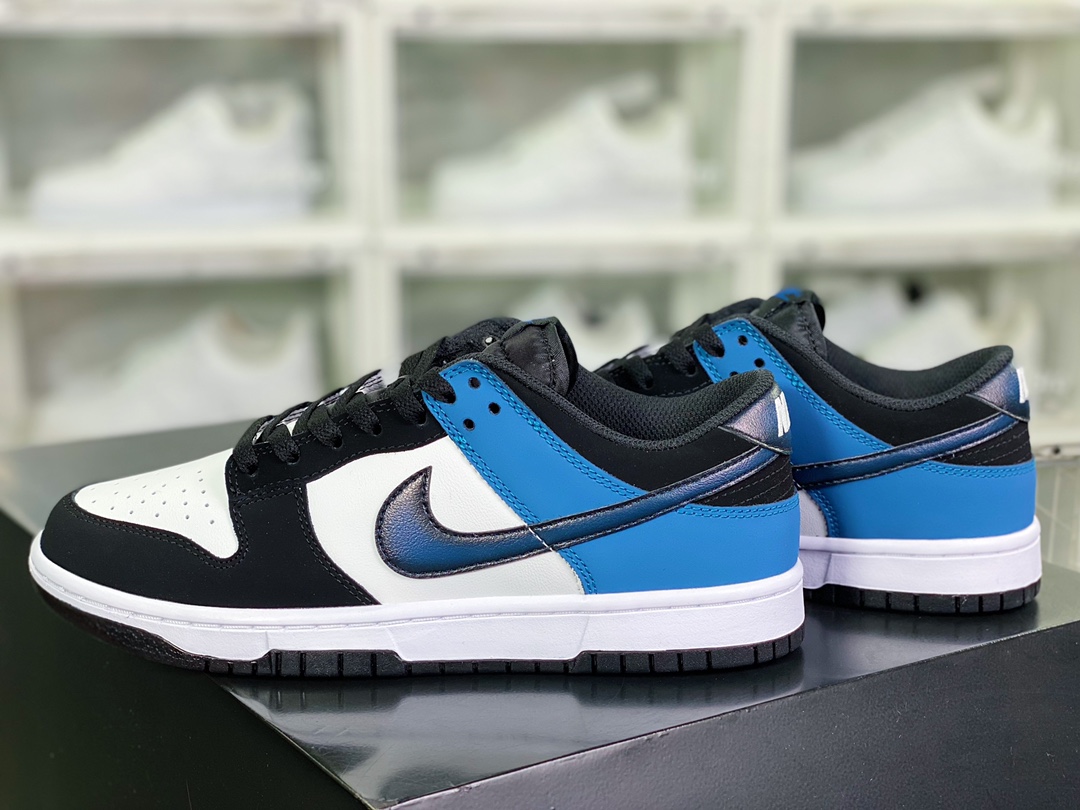 SB Dunk Low ”Industrial Blue” dunk series low-cut sneakers ”black and white gradient industrial blue” FD6923-100