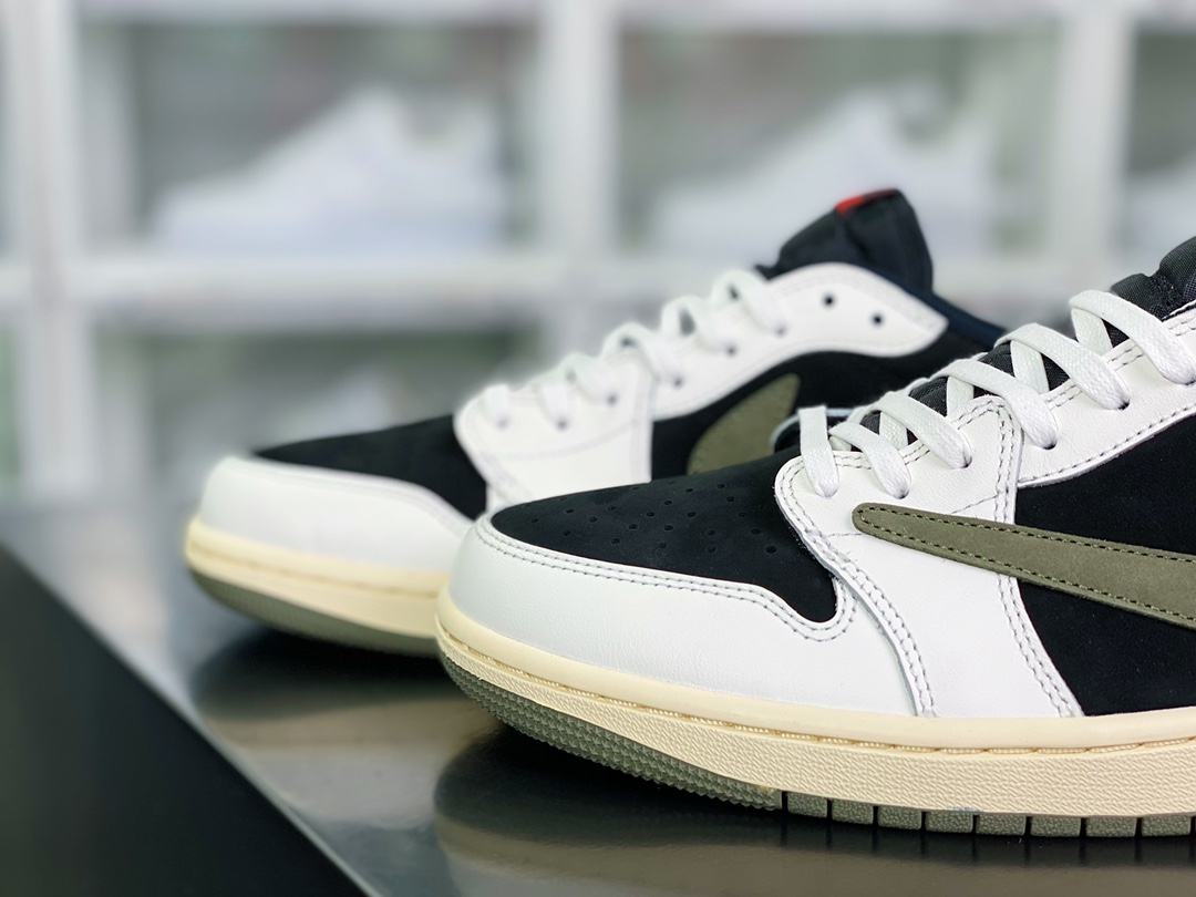 400 Travis Scott x 【Nike】 Wmns Air Jordan 1 Low OG”Olive”AJ1乔丹一代 DZ4137-106