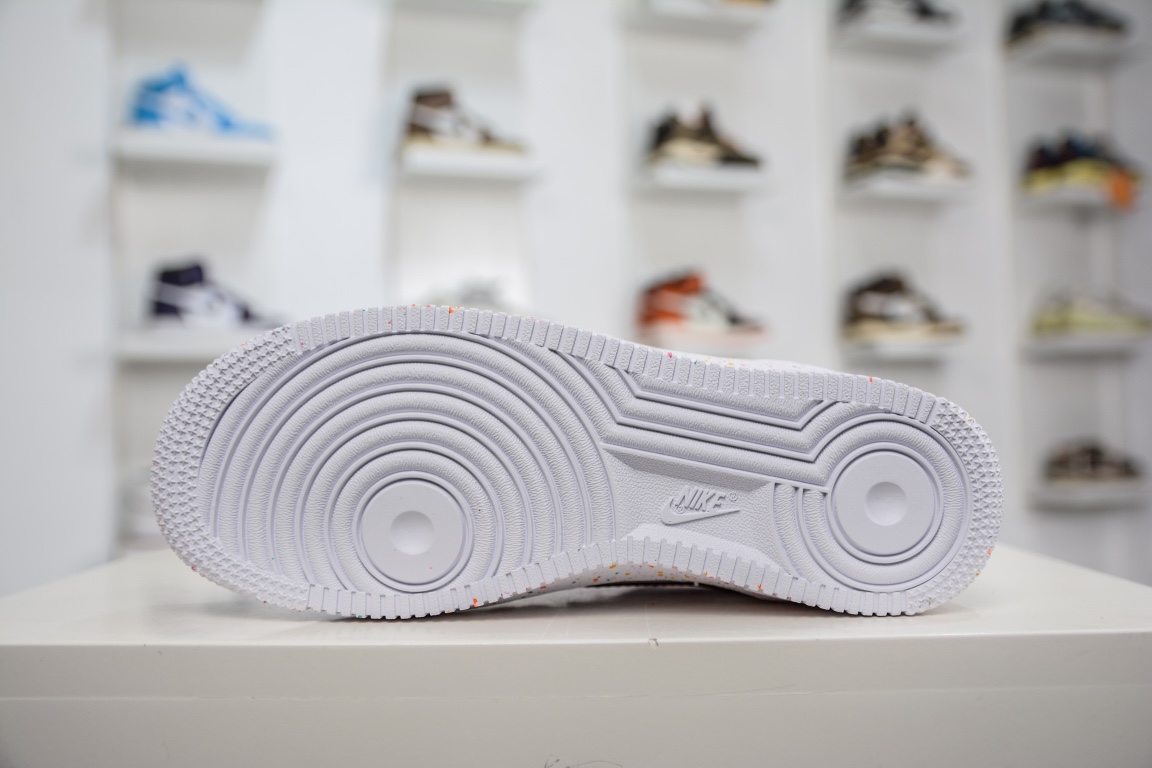 220 Nike Air Force 1'07 Low 白橙双勾 空军一号低帮运动休闲板鞋 FD4626-181