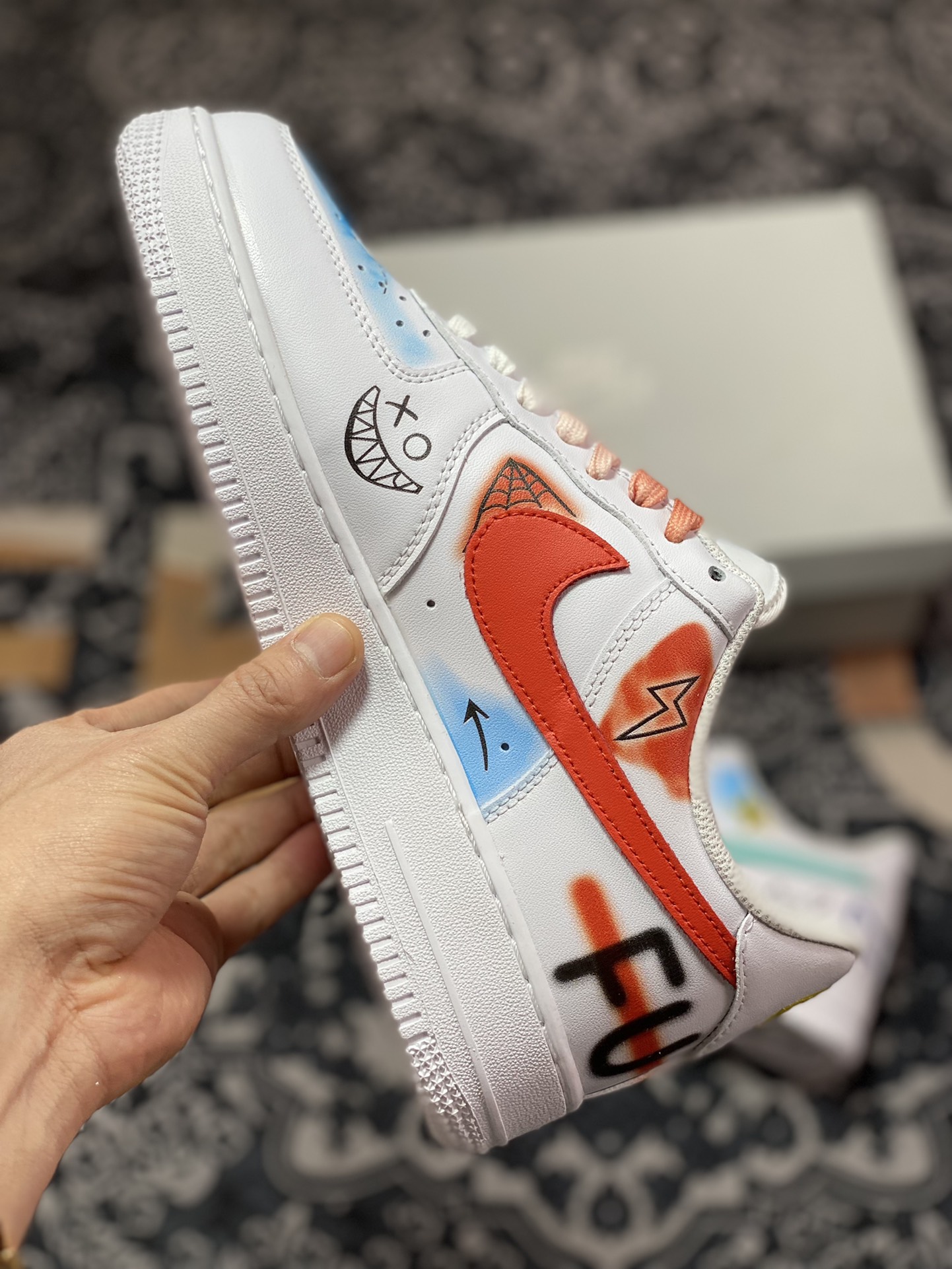 260 Nike Air Force 1 Low’07 小丑涂鸦 空军一号低帮休闲板鞋 CW2288-111