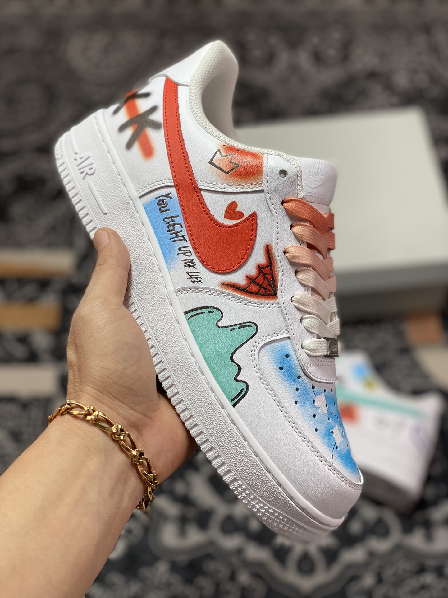 260 Nike Air Force 1 Low’07 小丑涂鸦 空军一号低帮休闲板鞋 CW2288-111