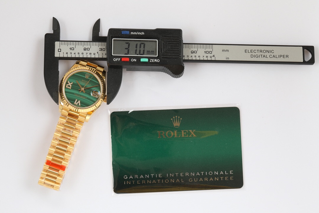 Rolex EW2021【最美孔雀石女表】蚝式恒动日志型31系列