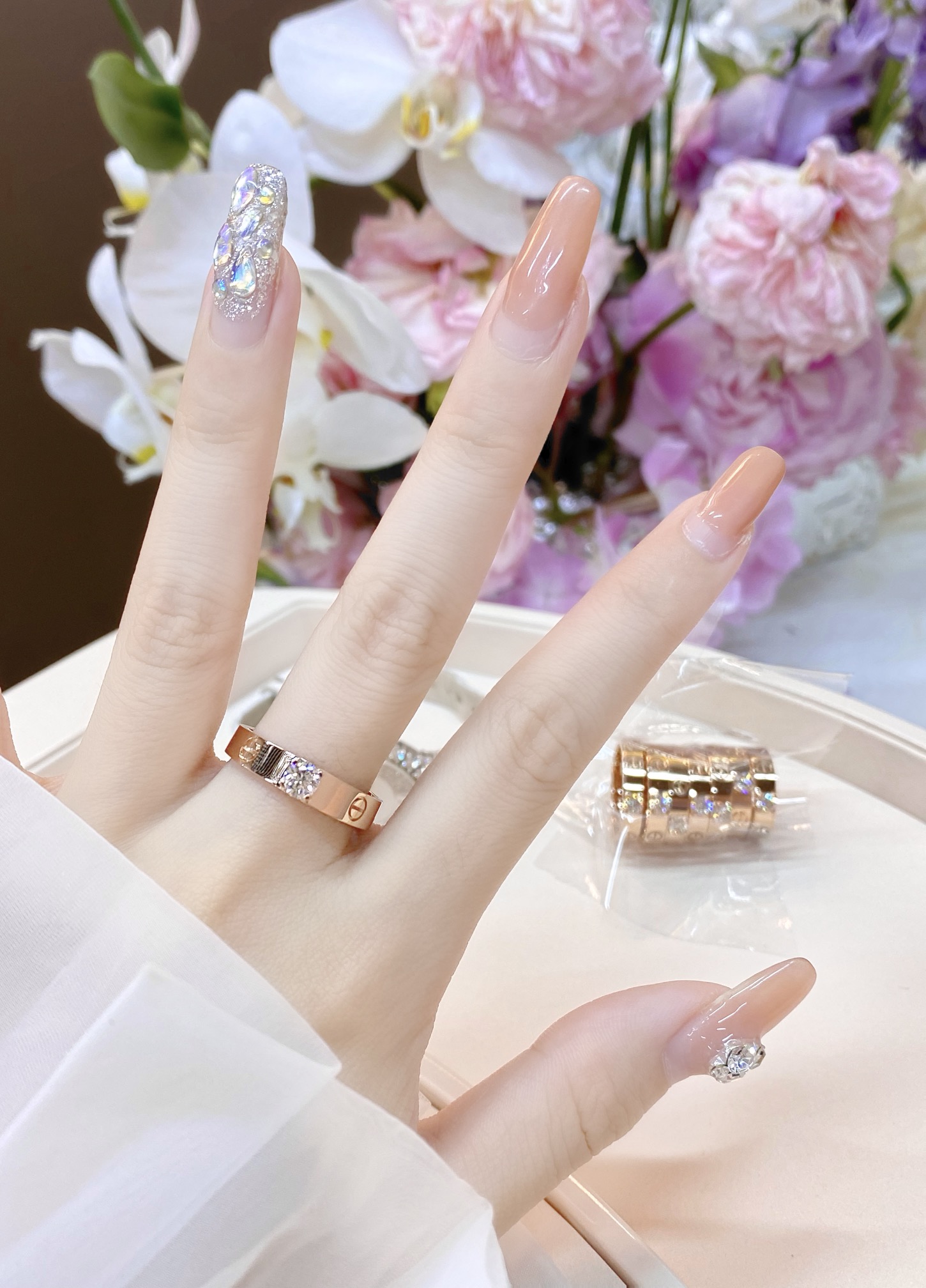 Original Single Version 】 (with complete packaging)Main stone 23 points - Jewelry 9