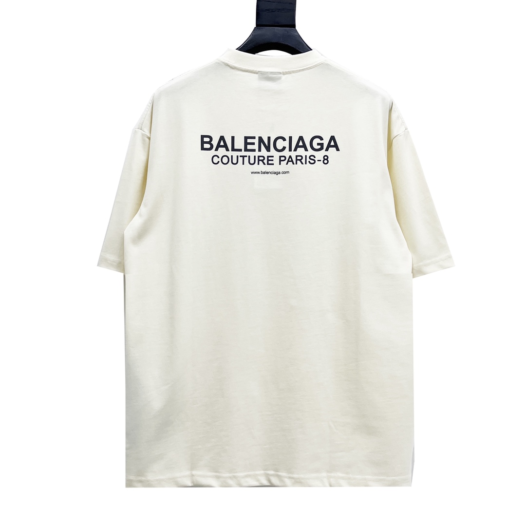 180 Balenciaga/巴黎世家BLCG 康丽数码兔子字母印花短袖T恤