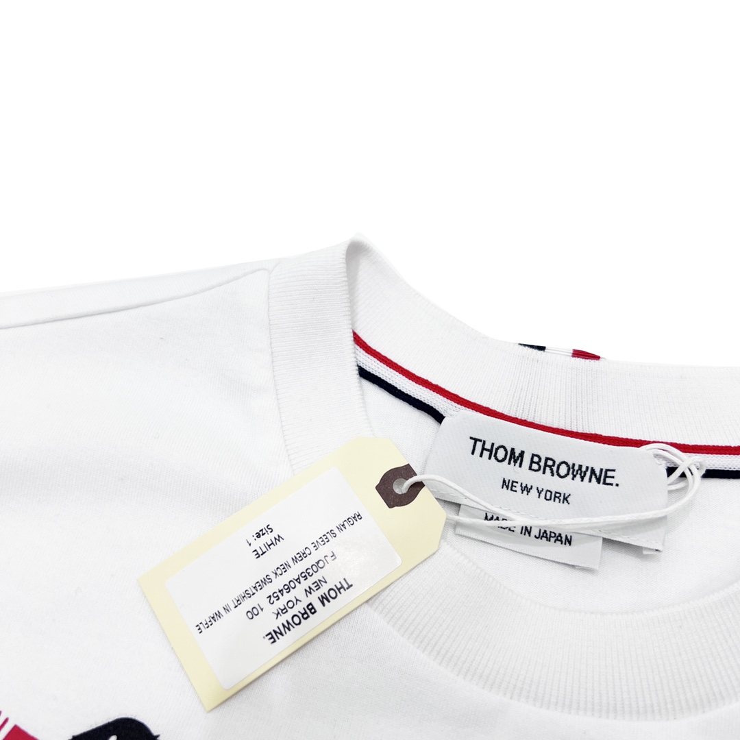 170 Thom Browne /汤姆布朗 23ss新款小狗刺绣短袖T恤