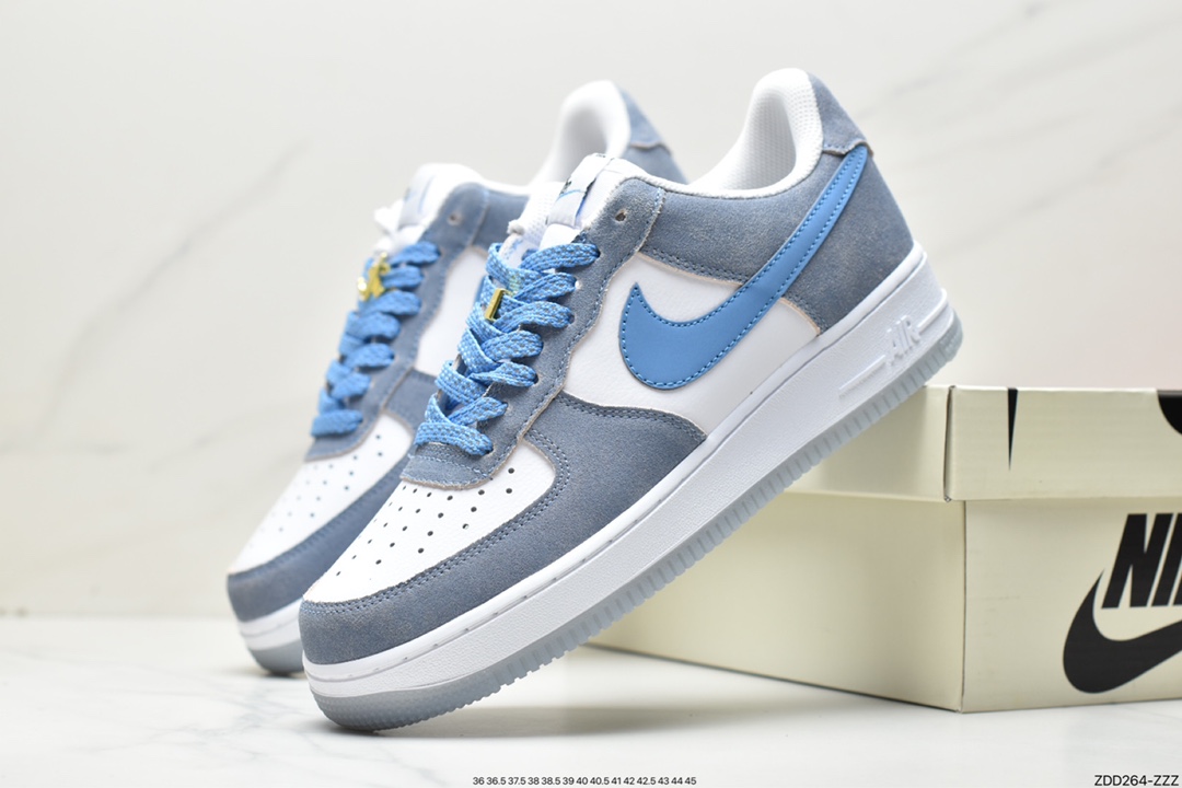 230 Air Force 1 Low 金扣白蓝水晶底 DA8302-202