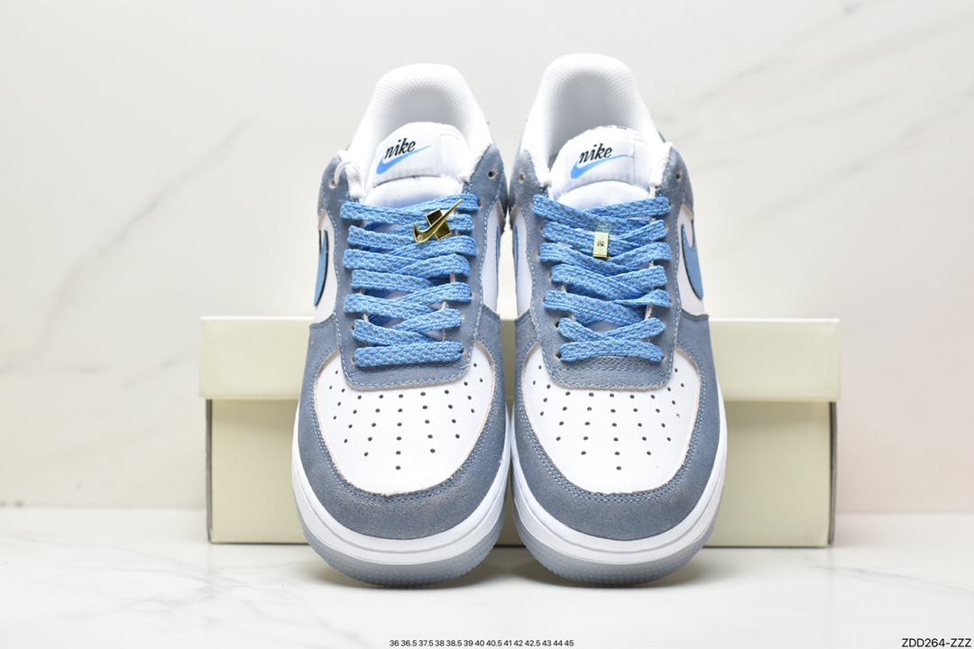 230 Air Force 1 Low 金扣白蓝水晶底 DA8302-202