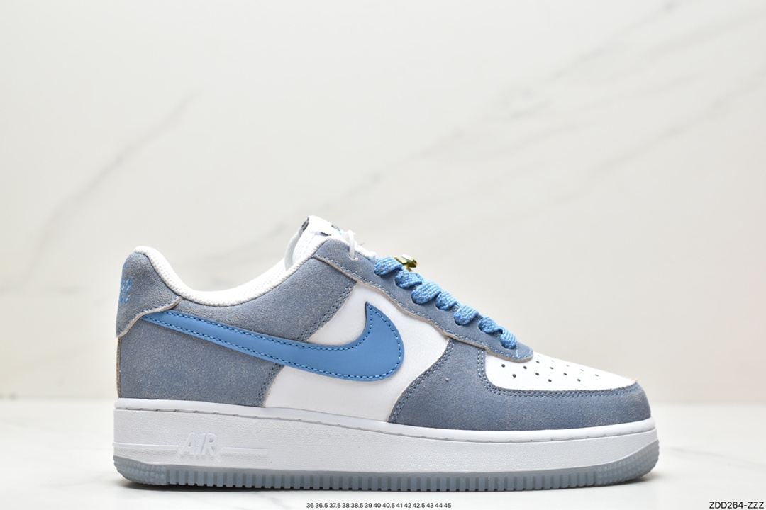 230 Air Force 1 Low 金扣白蓝水晶底 DA8302-202