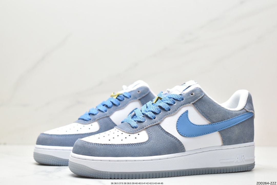 230 Air Force 1 Low 金扣白蓝水晶底 DA8302-202