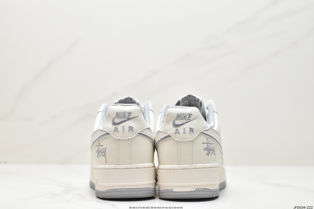 Air Force 1'07 Low White Gray Stussy Joint UN1815-802