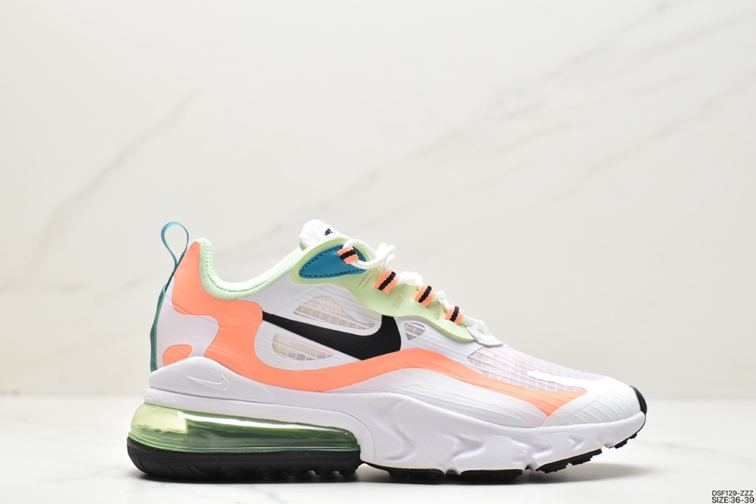 105 耐克Nike Wmns Air Max 270 React SE”Black/Worldwide”270瑞亚赛车AT6174-700
