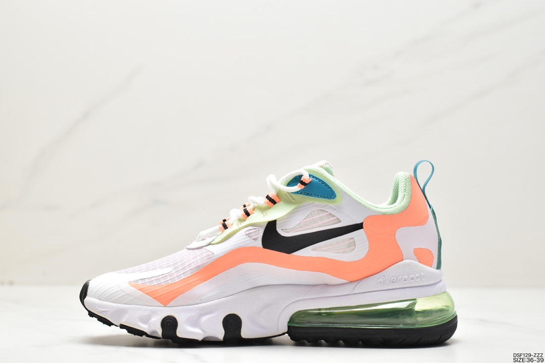 105 耐克Nike Wmns Air Max 270 React SE”Black/Worldwide”270瑞亚赛车AT6174-700