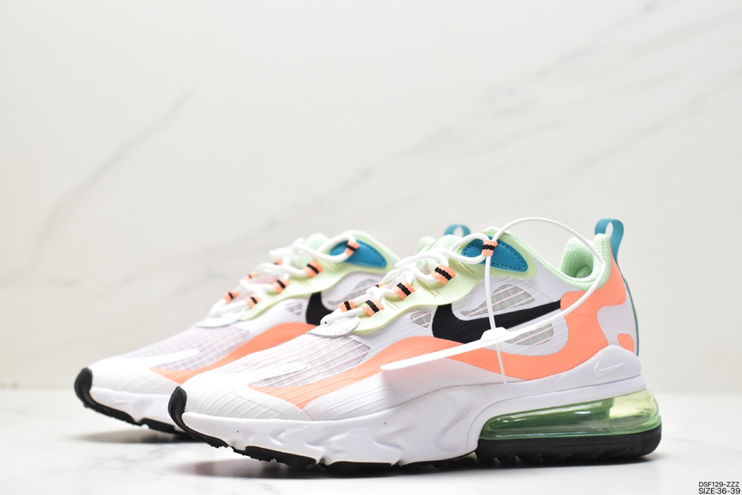 105 耐克Nike Wmns Air Max 270 React SE”Black/Worldwide”270瑞亚赛车AT6174-700