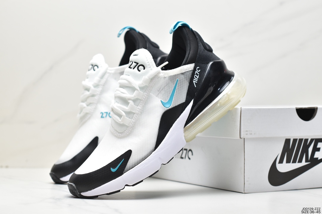 120 NIKE Wmns Air Max 270 ”White/Jade/transparent”系列慢跑鞋 AQ8050