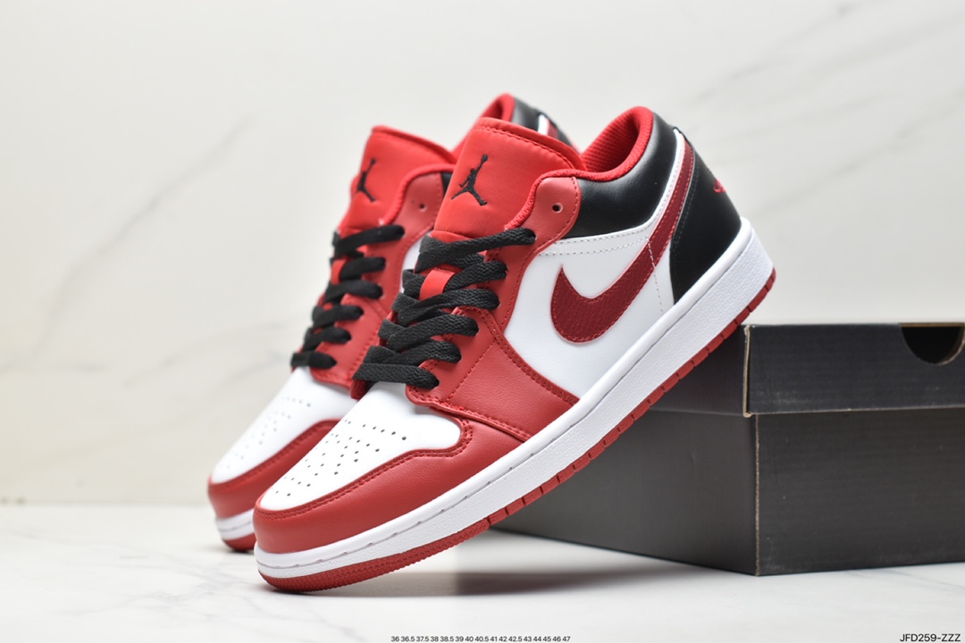 Air Jordan 1 Low Chicago Bulls Color 553558-163