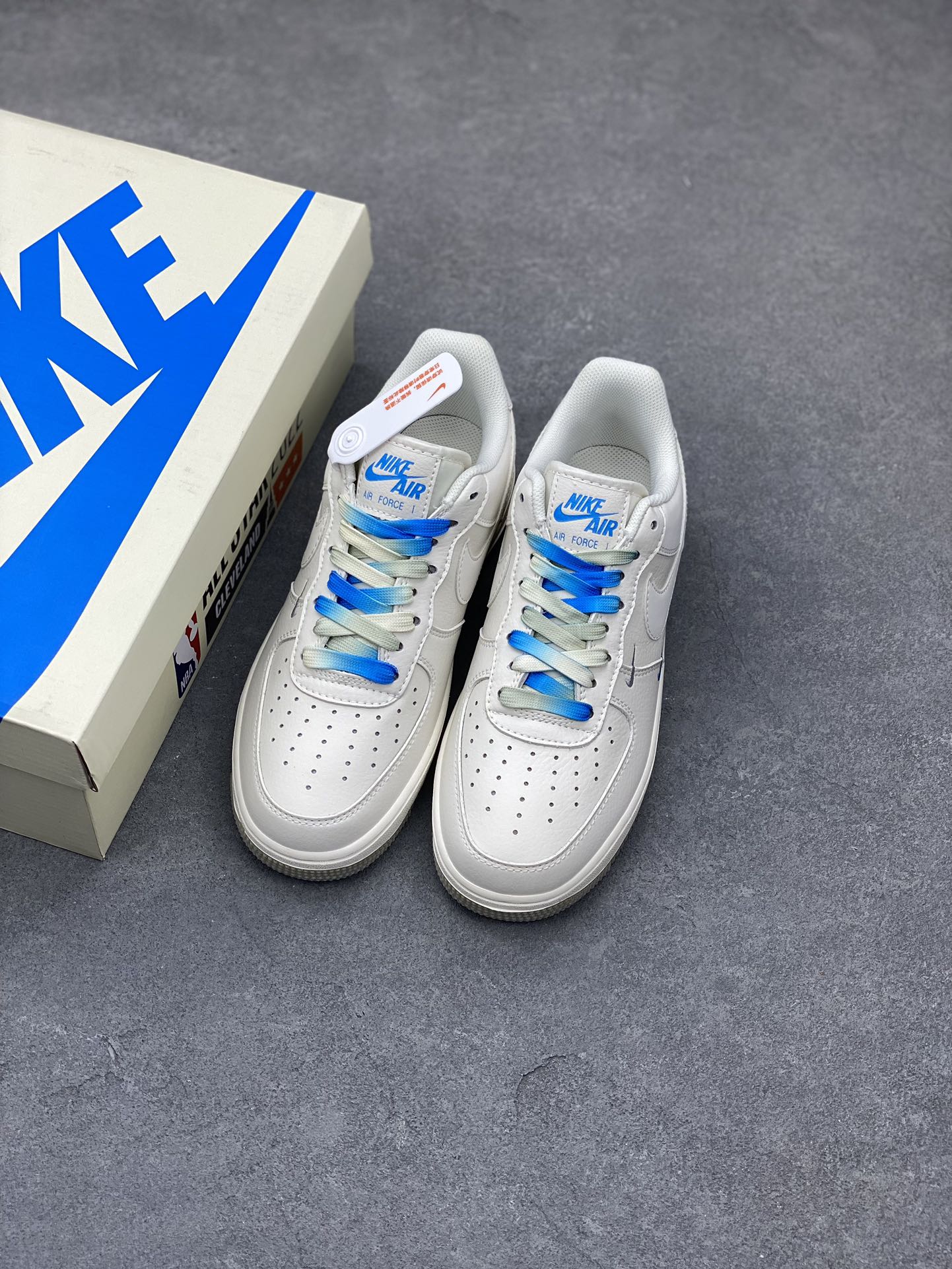 Nike Air Force 1'07 Low White Blue NBA All-Star Edition Casual Shoes 9 i1677012749 3048 7