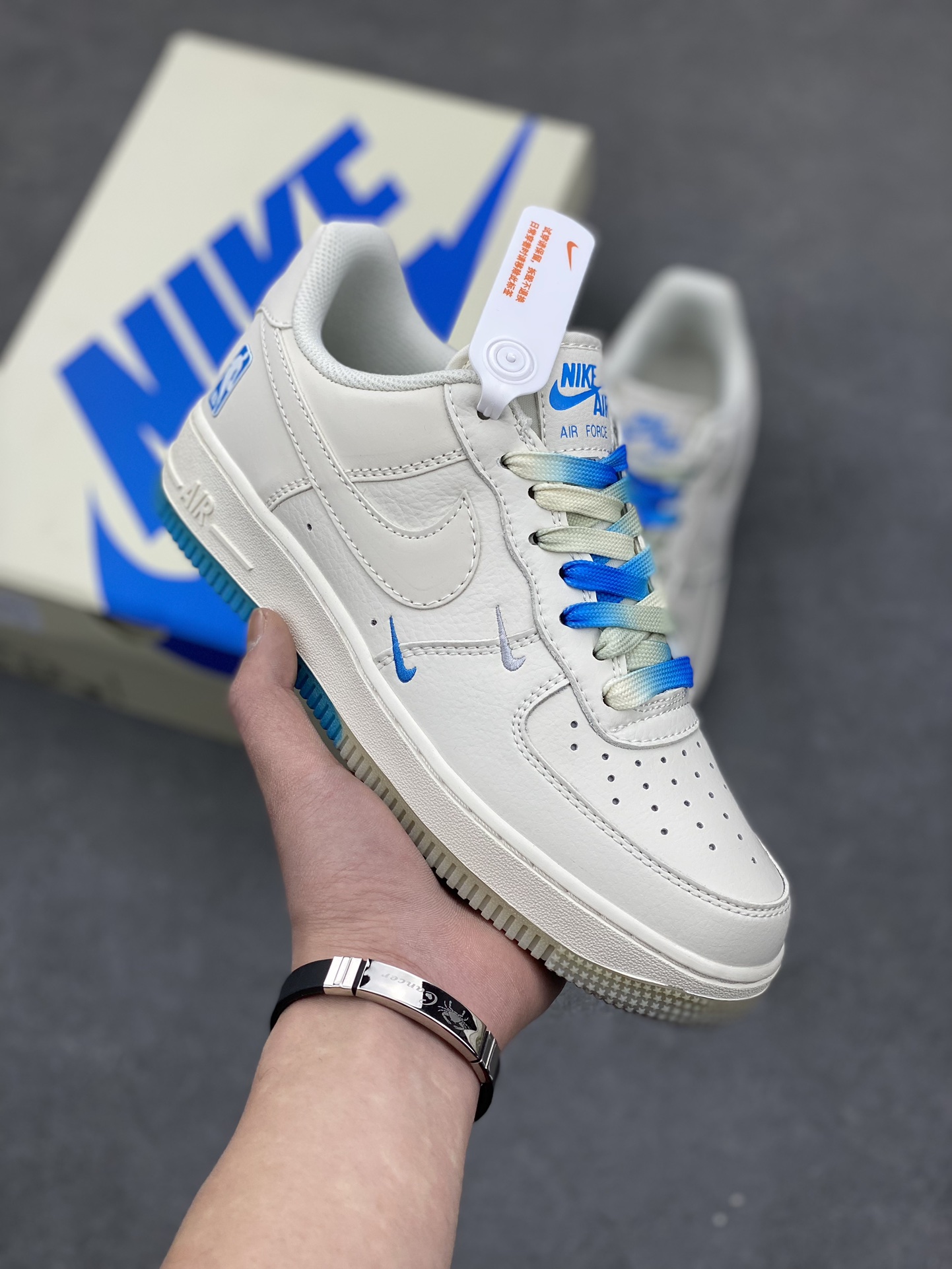 Nike Air Force 1'07 Low White Blue NBA All-Star Edition Casual Shoes 2 i1677012749 4673 0