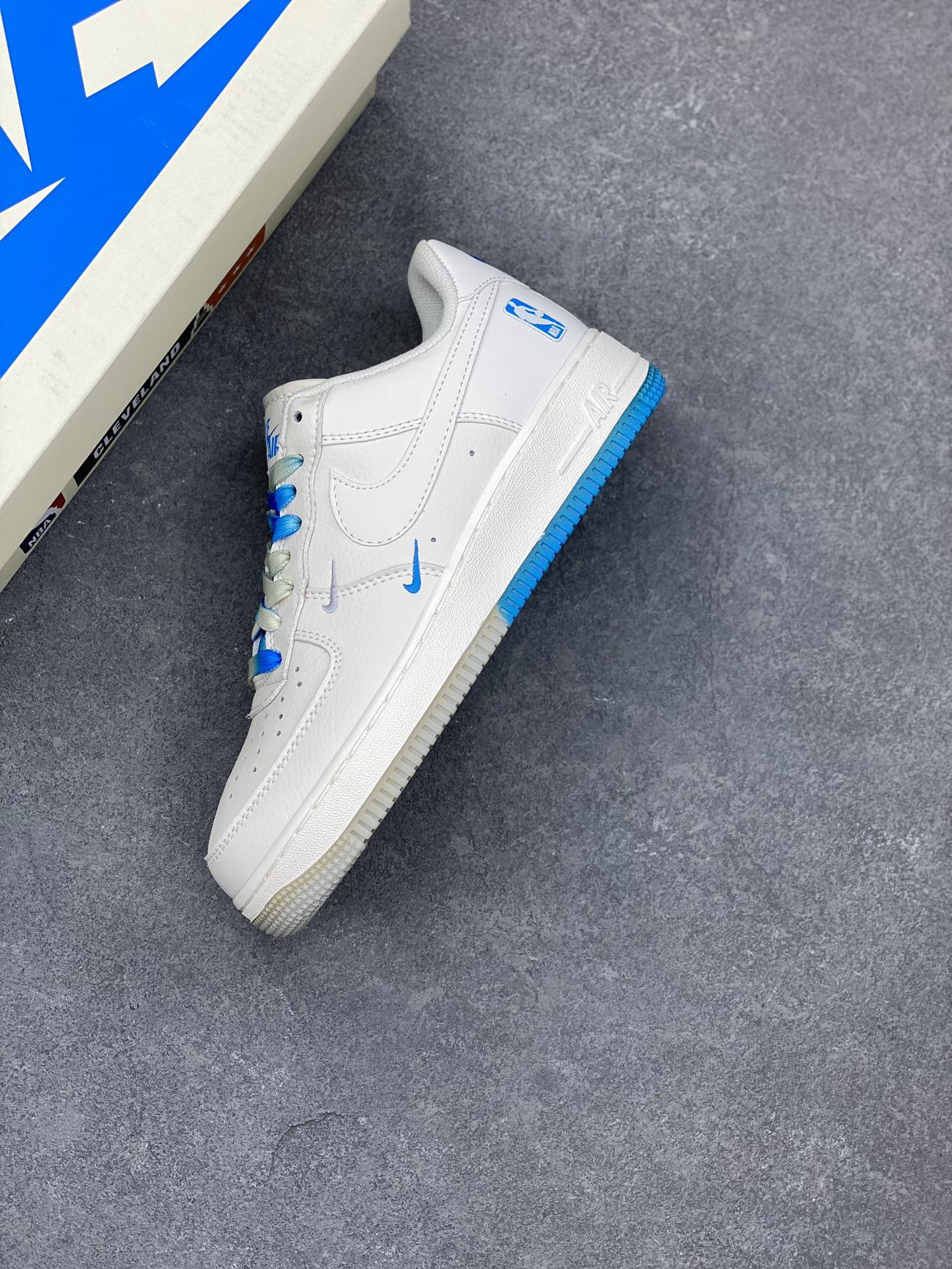 Nike Air Force 1'07 Low White Blue NBA All-Star Edition Casual Shoes 8 i1677012749 8111 6
