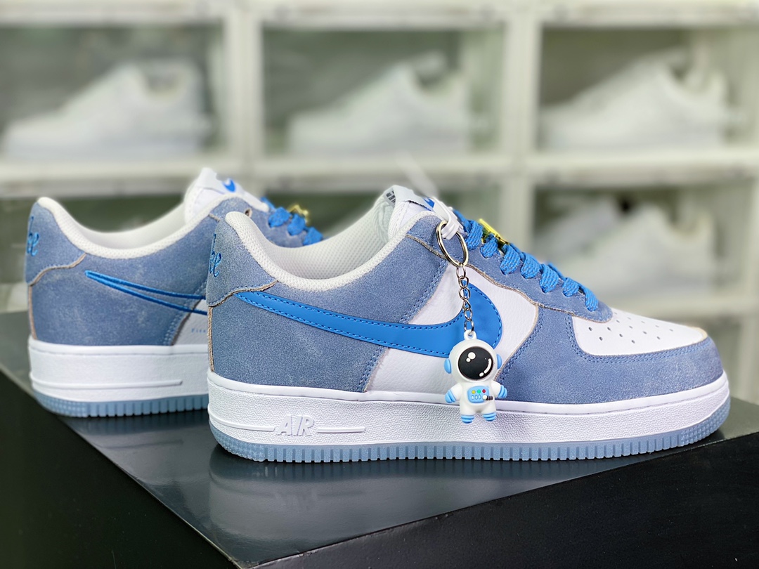 240 Air Force 1'07 LV8"First Use/SpaceBlue/White"空军一号板鞋“太空蓝白金扣”DA8302-202