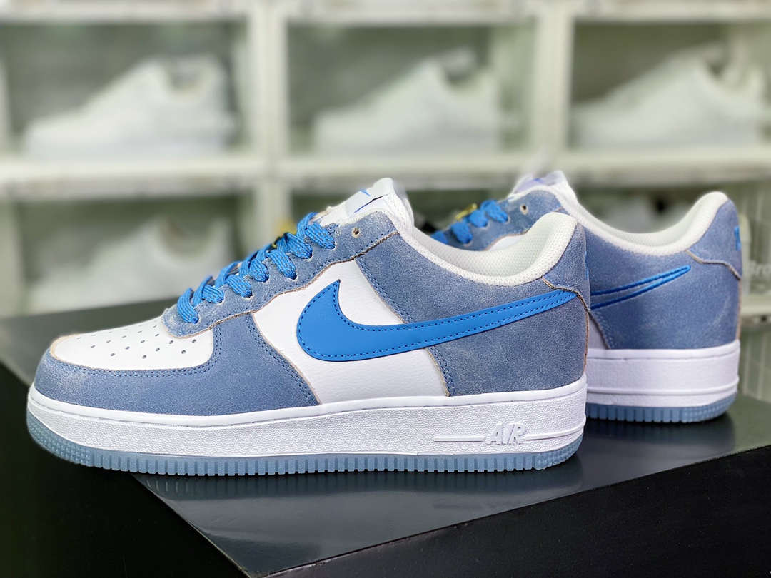 240 Air Force 1'07 LV8"First Use/SpaceBlue/White"空军一号板鞋“太空蓝白金扣”DA8302-202