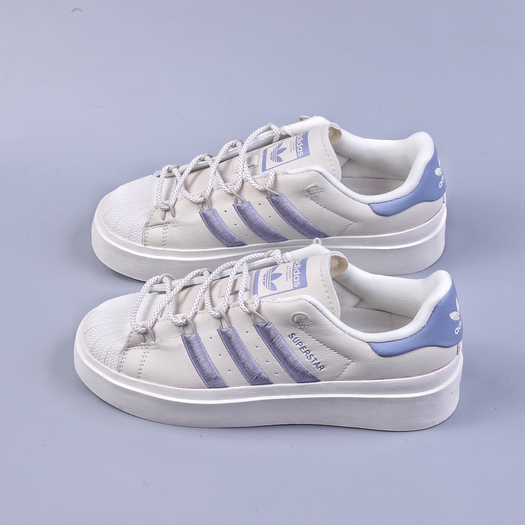 Adidas Superstar Ayoon W pure original improved lightweight version shell toe heightening low-top series HQ4284