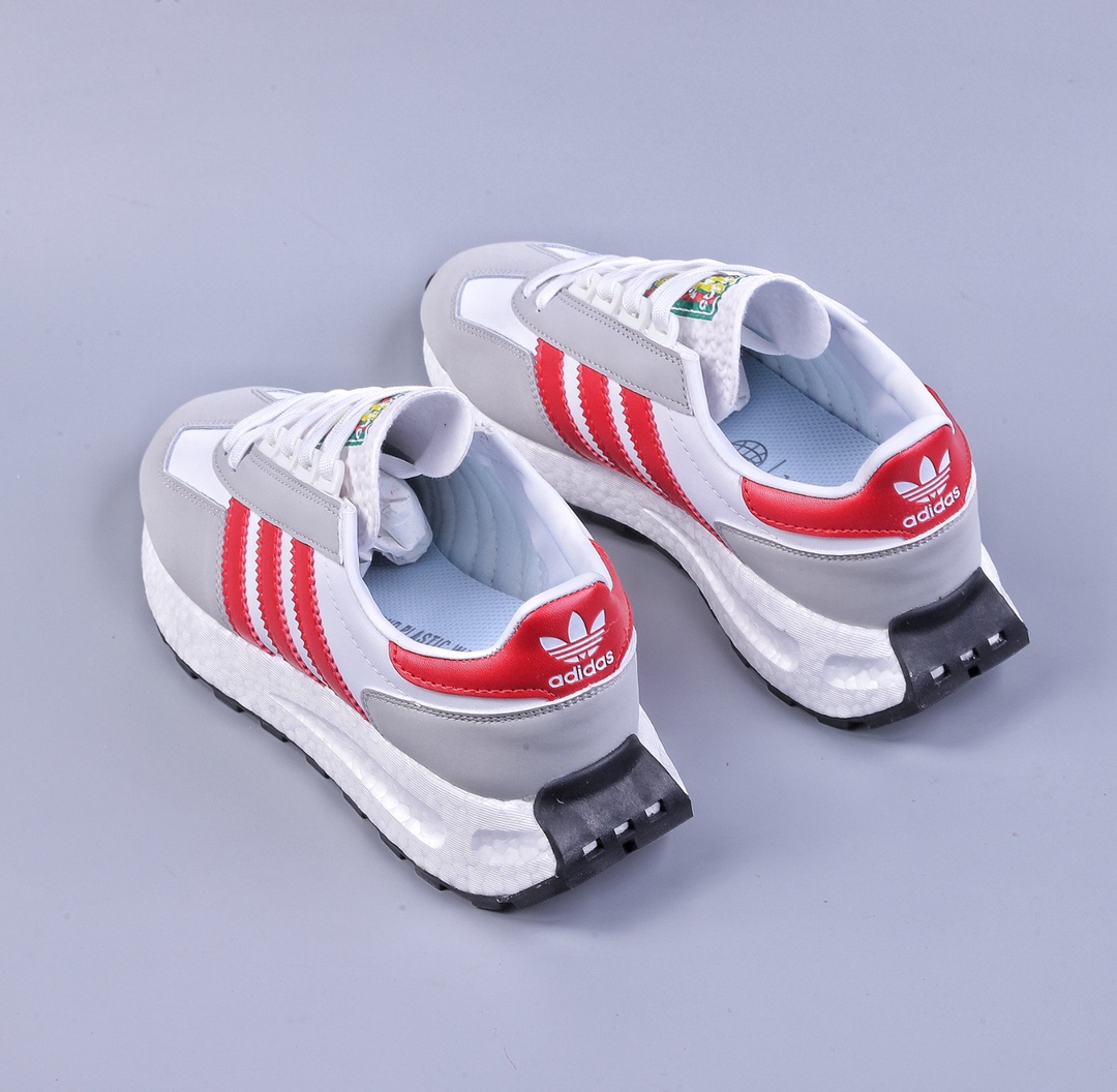 Adidas Retropy E5 popcorn midsole retro sports and casual running shoes HQ6761