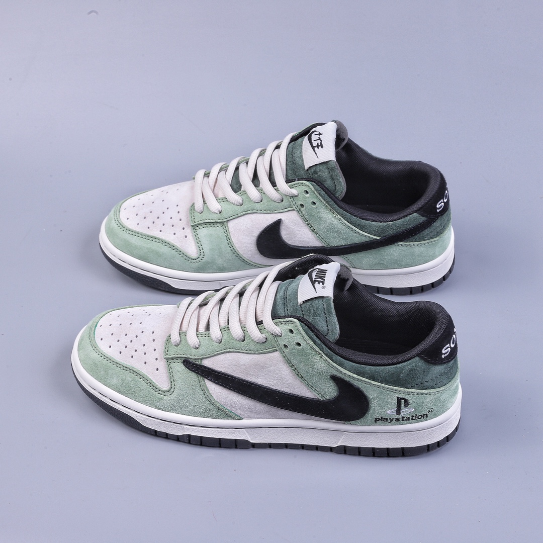 340 Z版Nike SB Dunk Low 草绿黑倒钩 CU1726-777