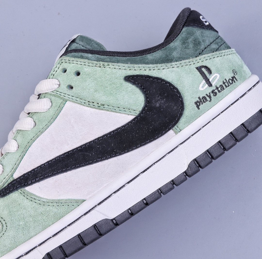 340 Z版Nike SB Dunk Low 草绿黑倒钩 CU1726-777