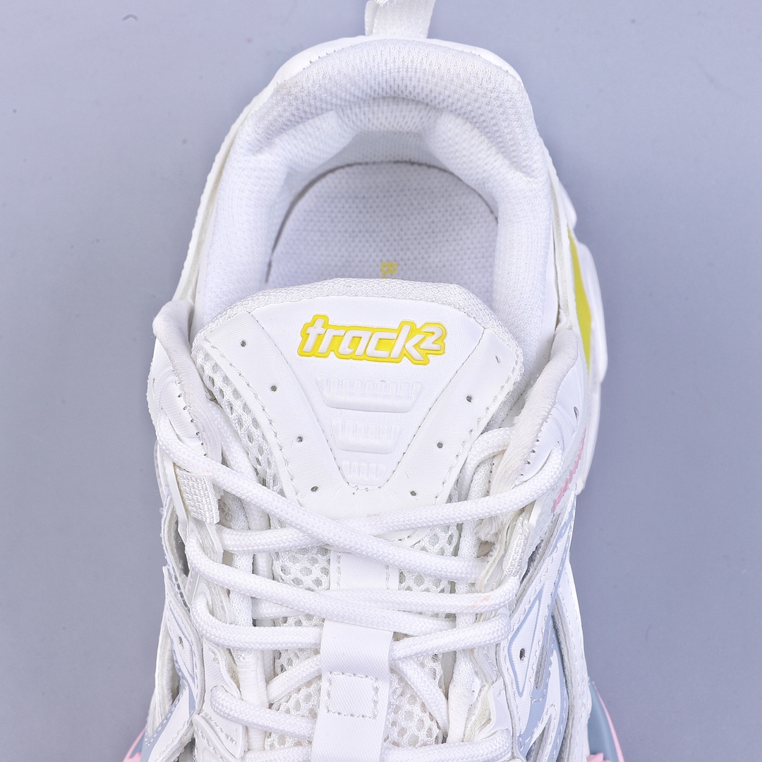 GOOD version 4.0 generation outdoor concept shoes Balenciaga Sneaker Tess 4.0 white light yellow