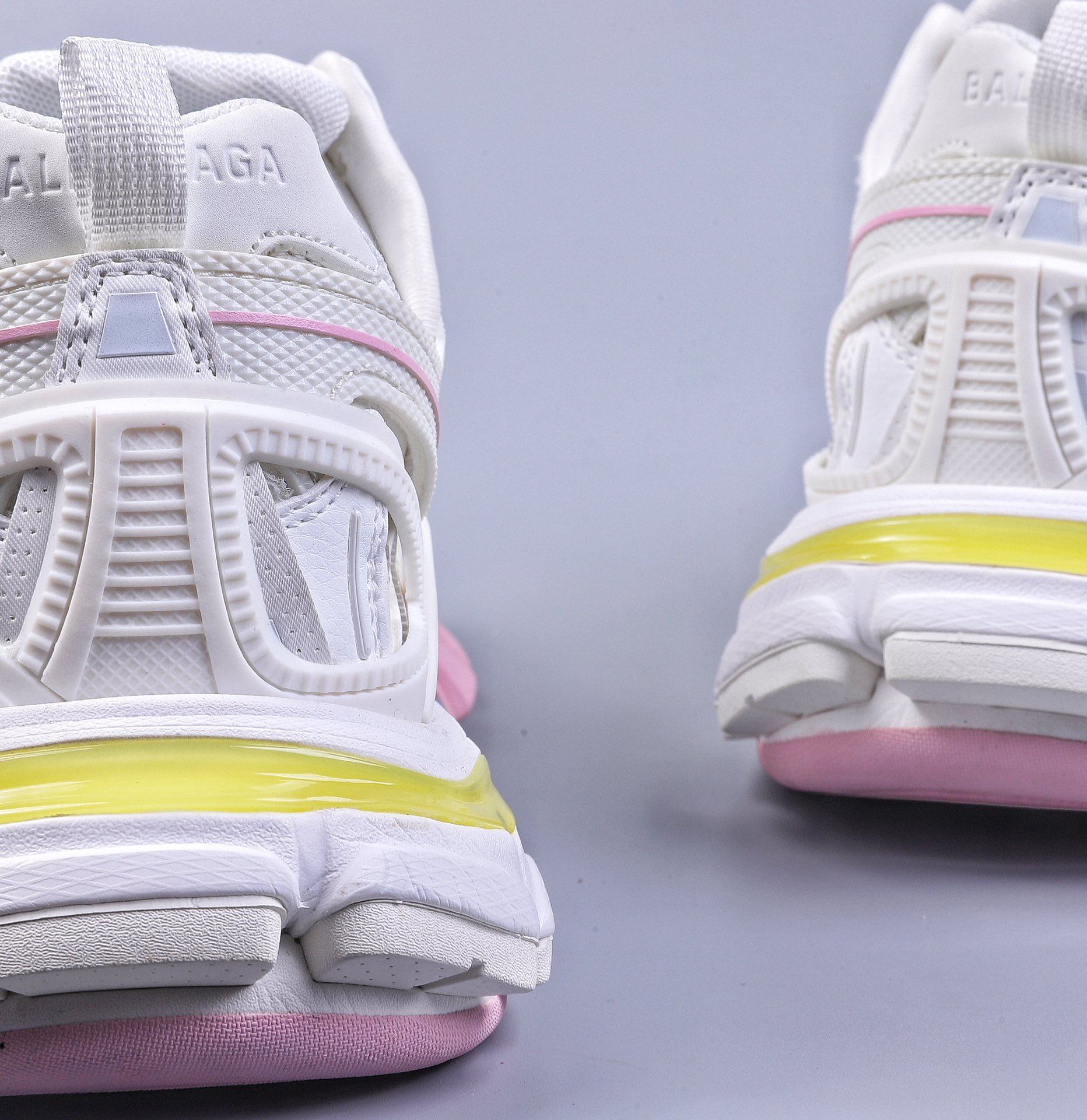 GOOD version 4.0 generation outdoor concept shoes Balenciaga Sneaker Tess 4.0 white light yellow