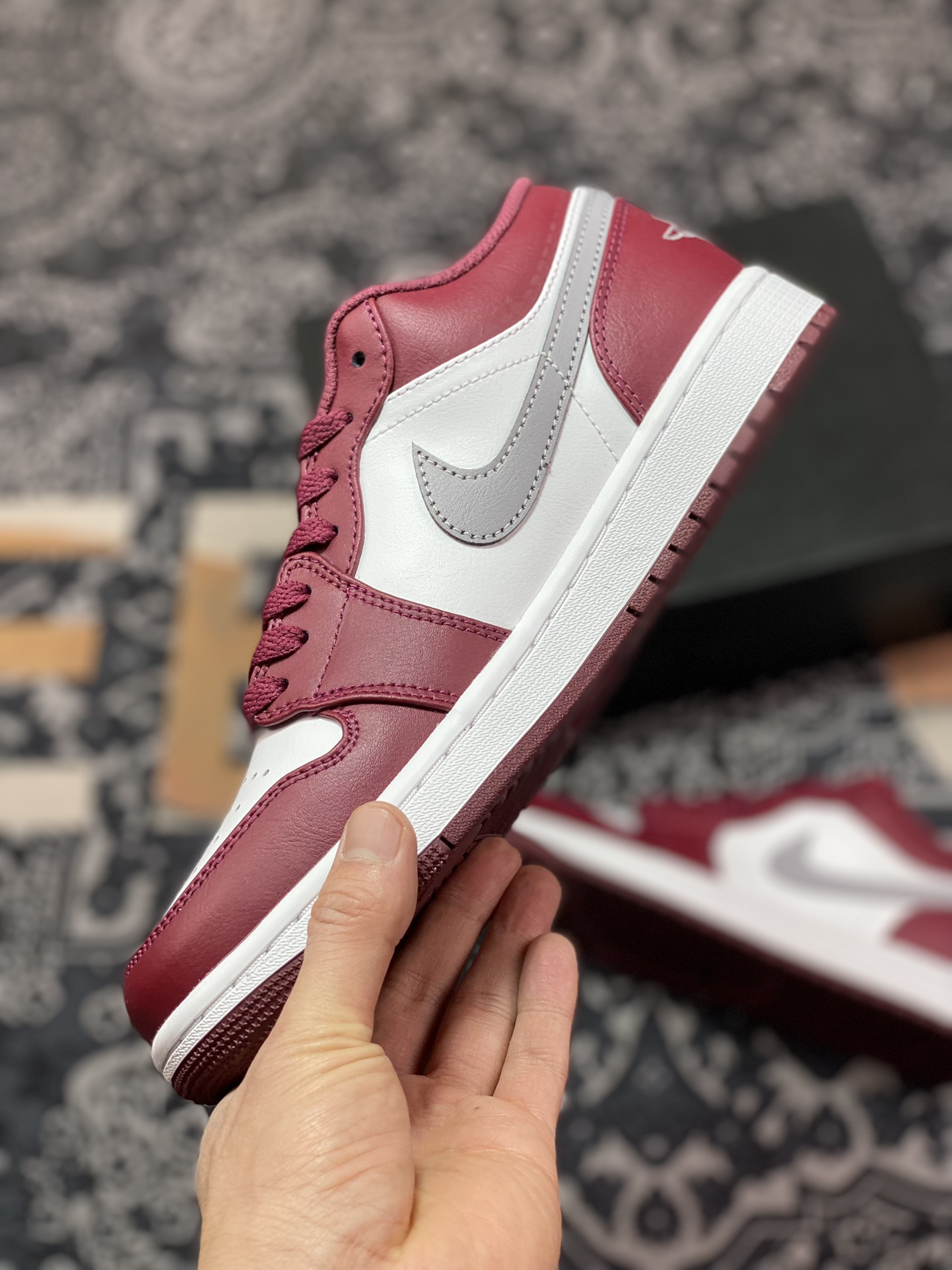 240 优选 DT纯原Air Jordan 1 Low AJ1乔1低帮文化篮球鞋 553558-615