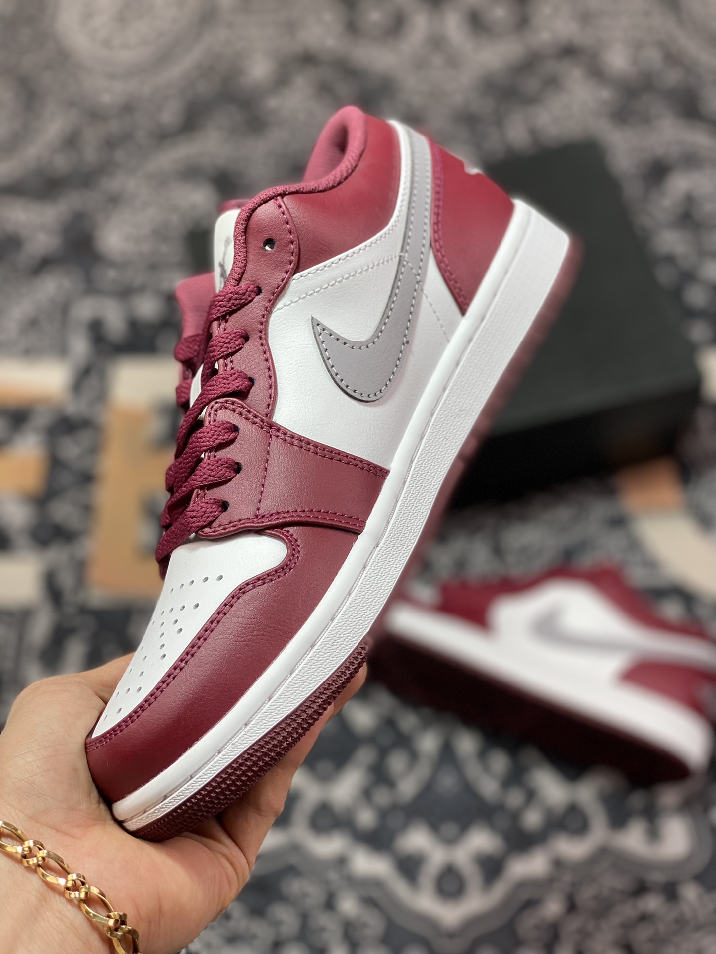240 优选 DT纯原Air Jordan 1 Low AJ1乔1低帮文化篮球鞋 553558-615