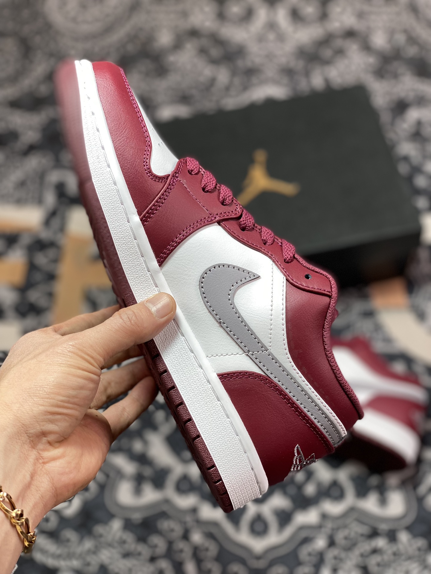 240 优选 DT纯原Air Jordan 1 Low AJ1乔1低帮文化篮球鞋 553558-615