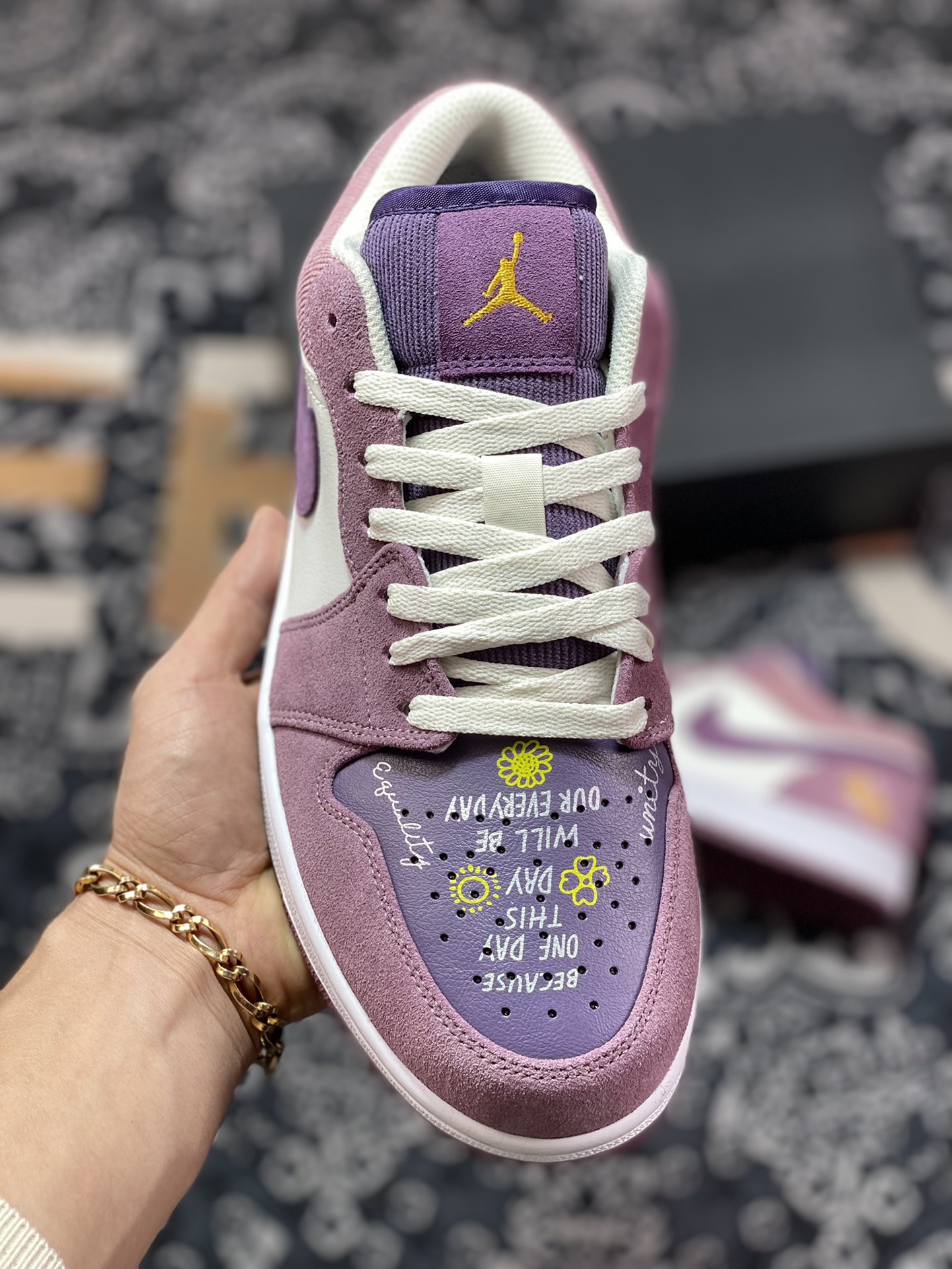 200  Air Jordan 1 Low 库洛米 紫 AJ1低帮休闲板鞋 DR8057-500