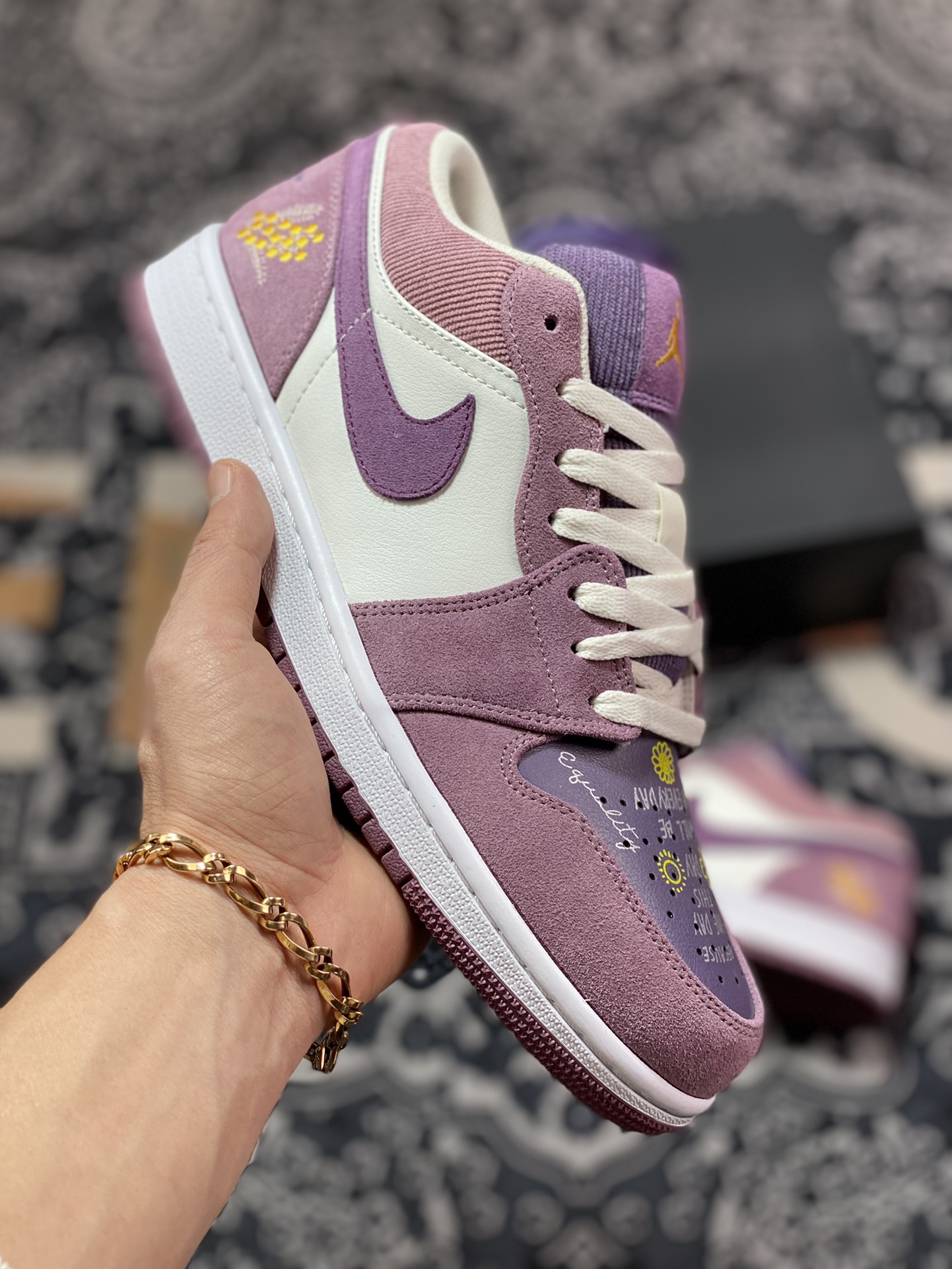 200  Air Jordan 1 Low 库洛米 紫 AJ1低帮休闲板鞋 DR8057-500