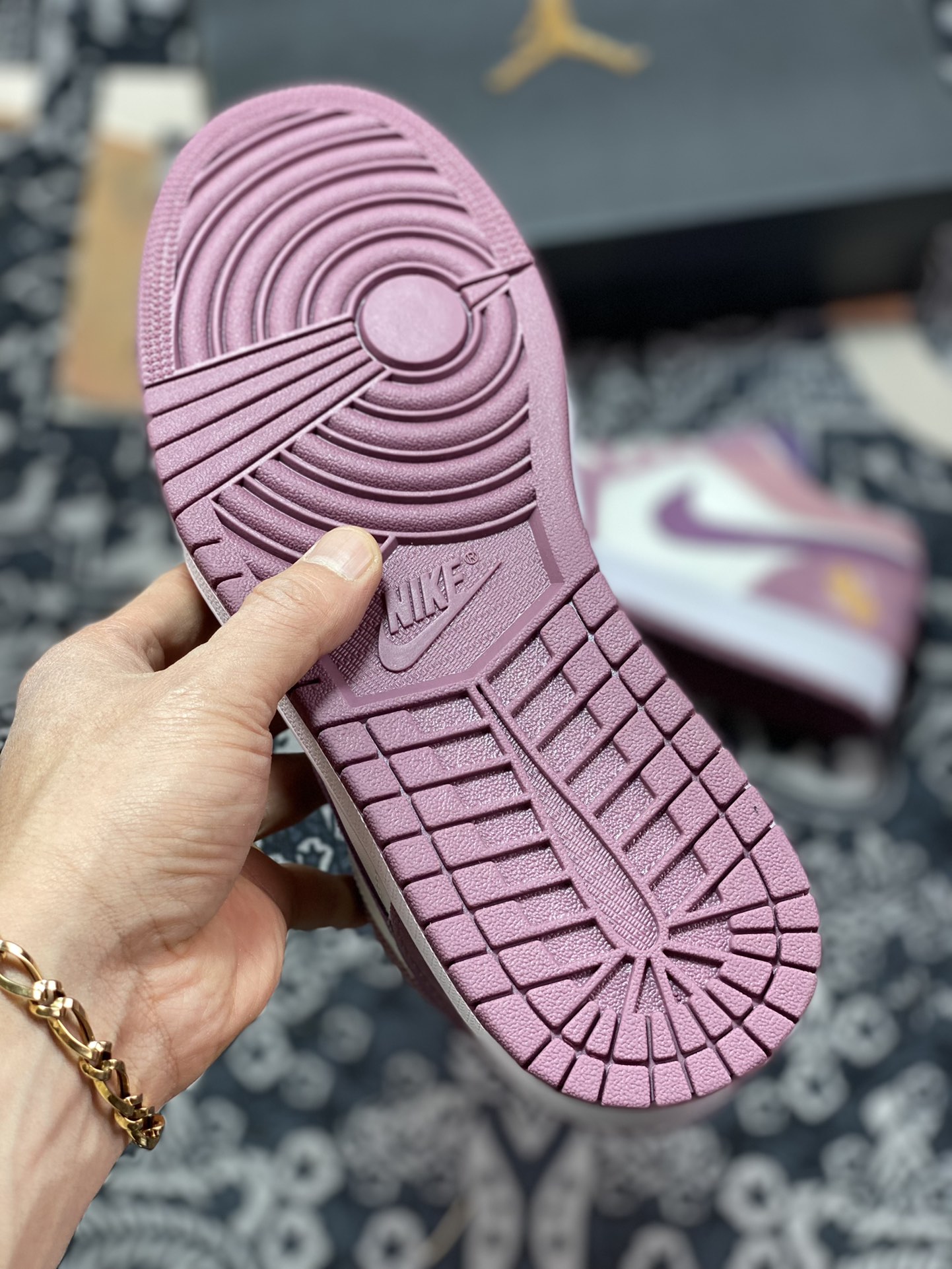 200  Air Jordan 1 Low 库洛米 紫 AJ1低帮休闲板鞋 DR8057-500