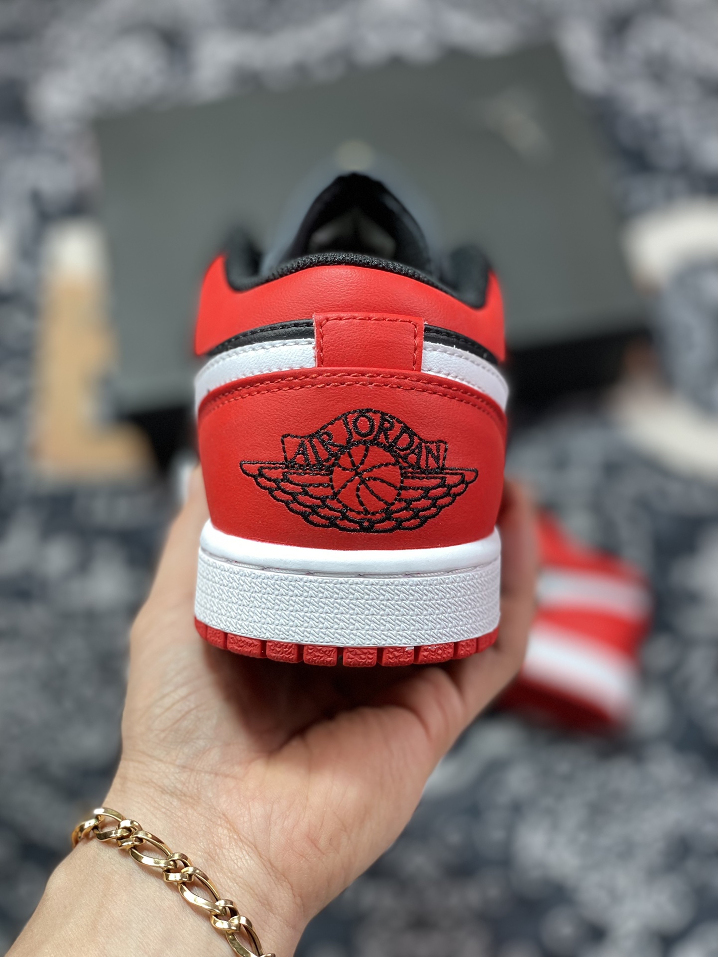 200  Air Jordan 1 Low ”Shattered Backboard” AJ1 乔1黑红扣碎 553558-066