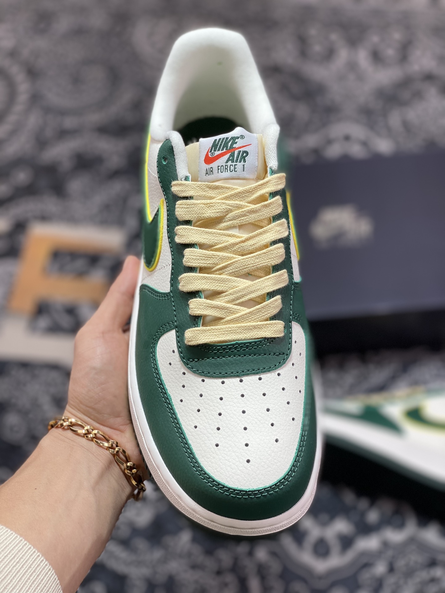 200 Nike Air Force 1'07 LV8 Low"Noble Green"空军一号系列低帮板鞋“皮革贵族绿白亮绿”FD0341-133