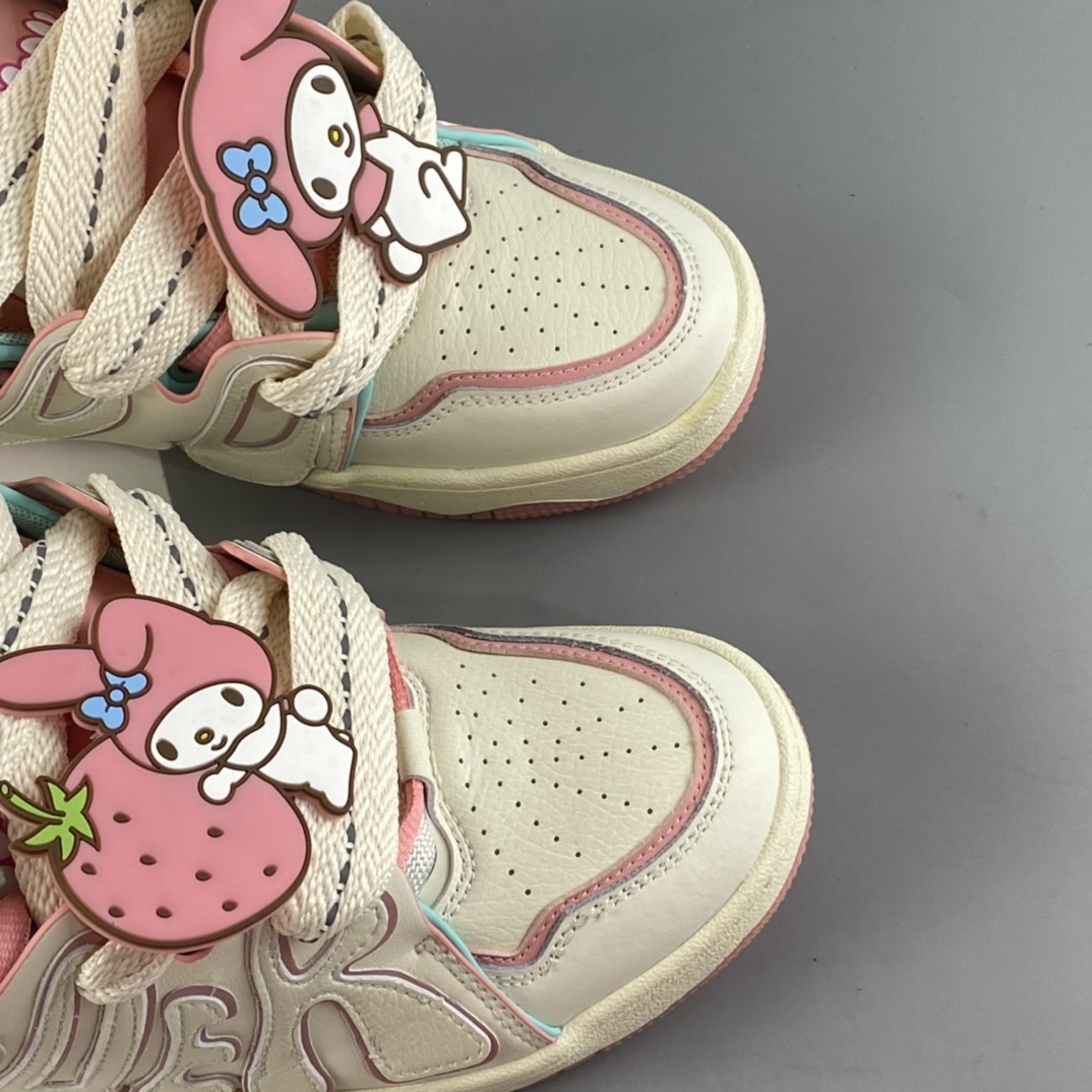 Old Order x Sanrio Melody pink fashionable retro niche bread shoes